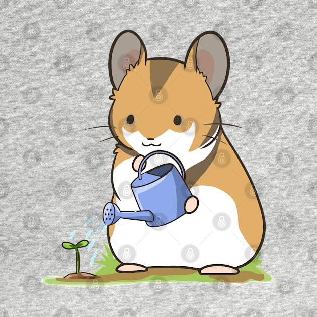 Gardening Hamster by BadDesignCo